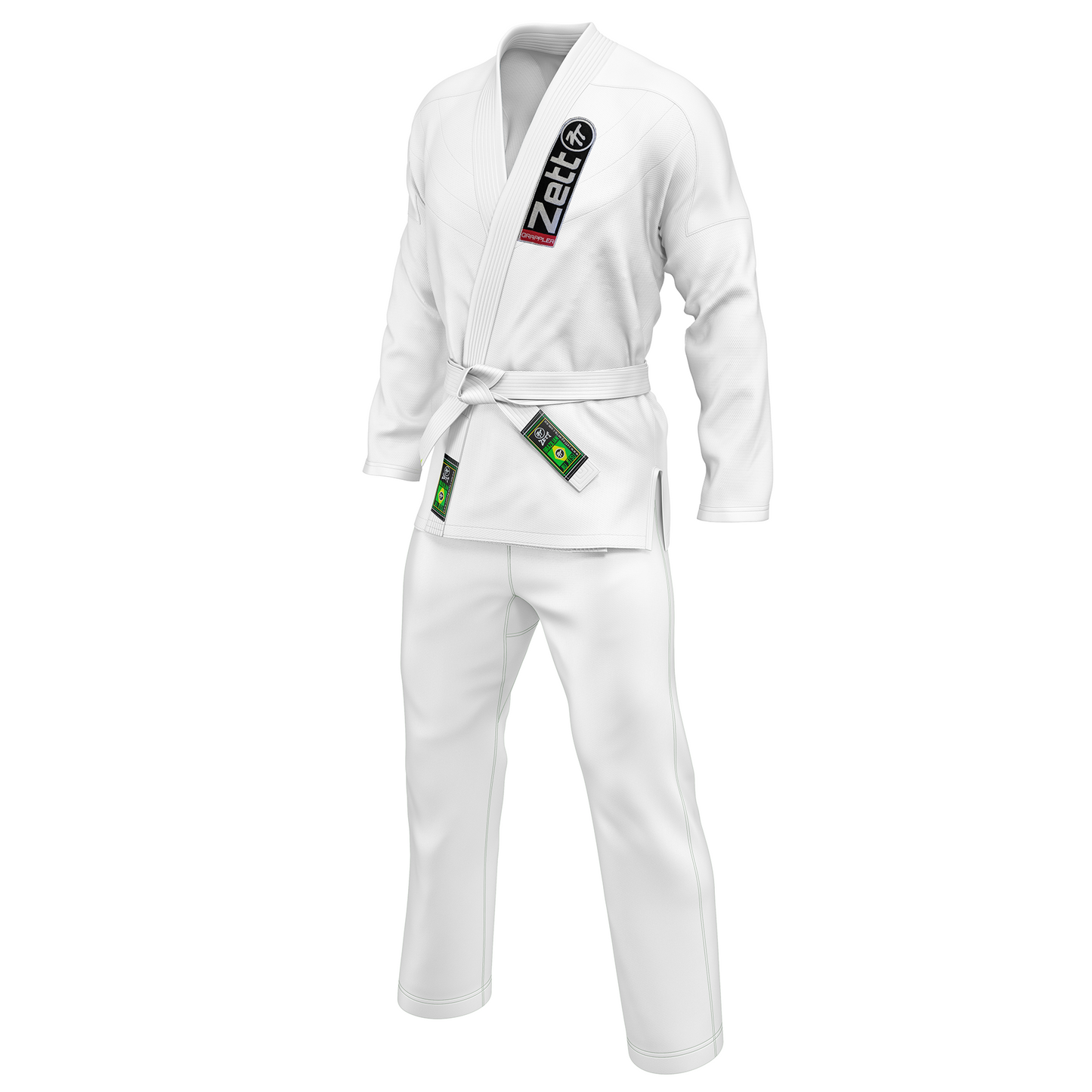 ZETT HEAVY BJJ KIDS UNIFORM V2- WHITE