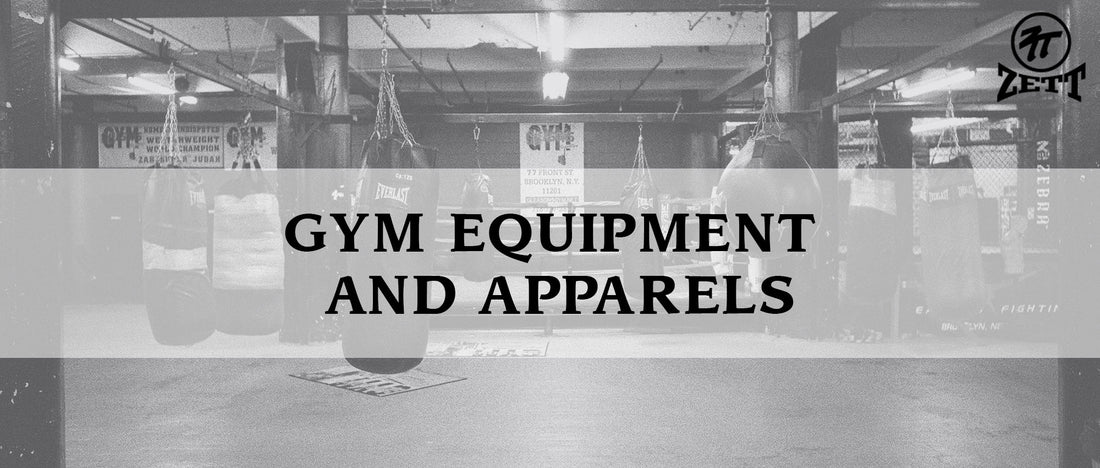 Gym Equipment and Apparels at zett sports