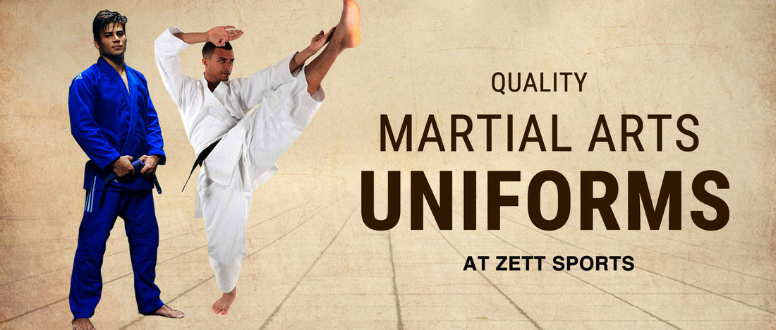 Quality Martial Arts Uniforms at Zett Sports