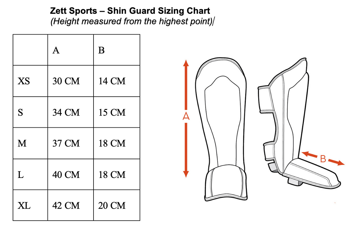 ZETT PRO KICK BOXING SHIN INSTEP
