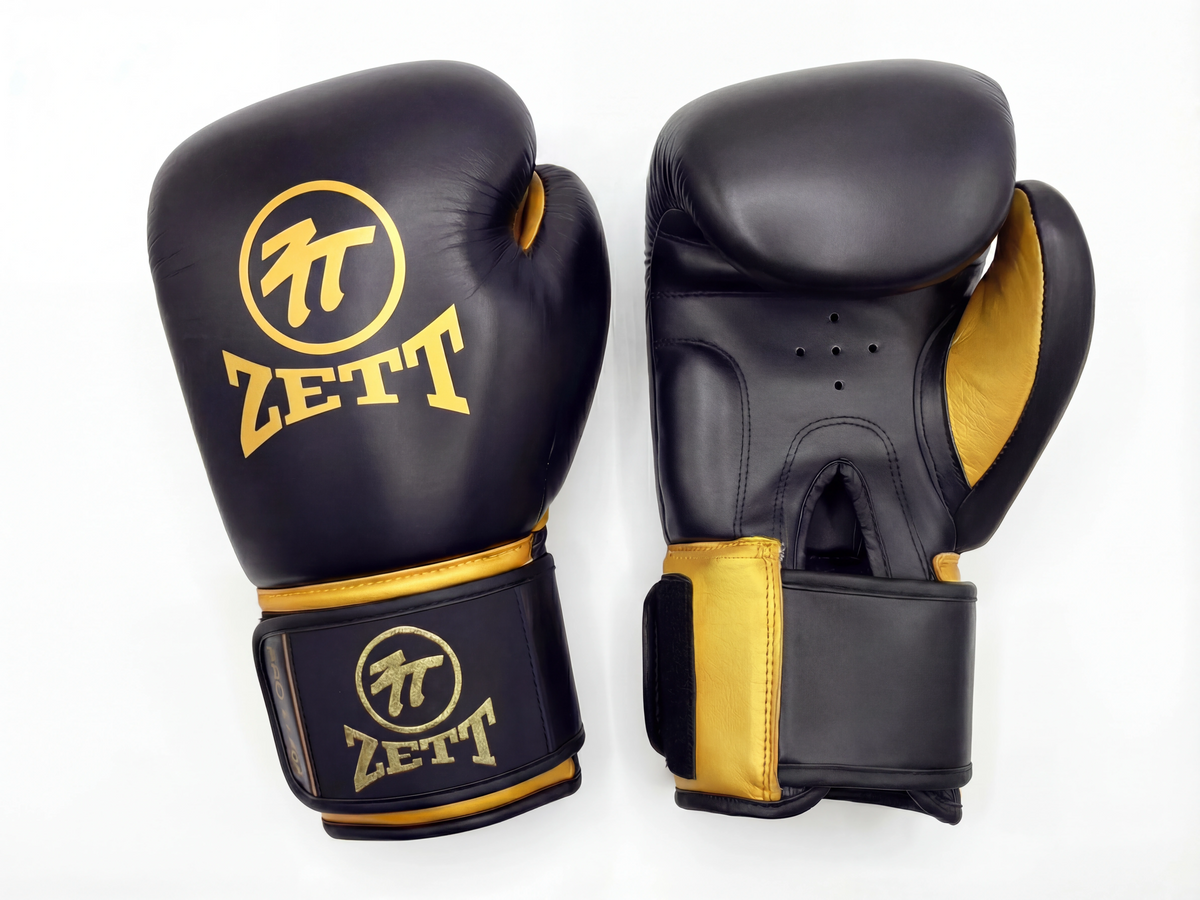 Zett Pro Leather Boxing Gloves