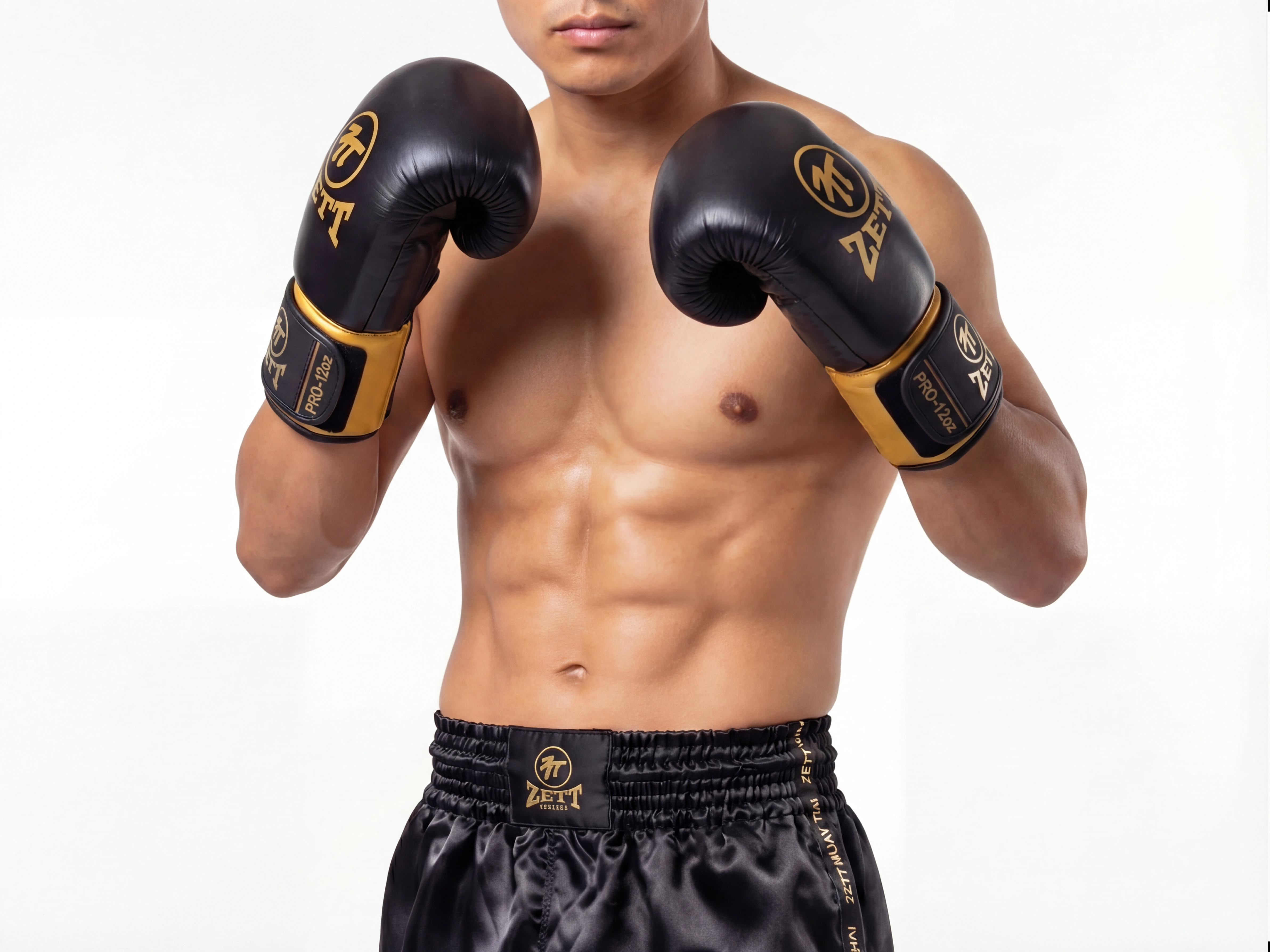 Zett Pro Leather Boxing Gloves