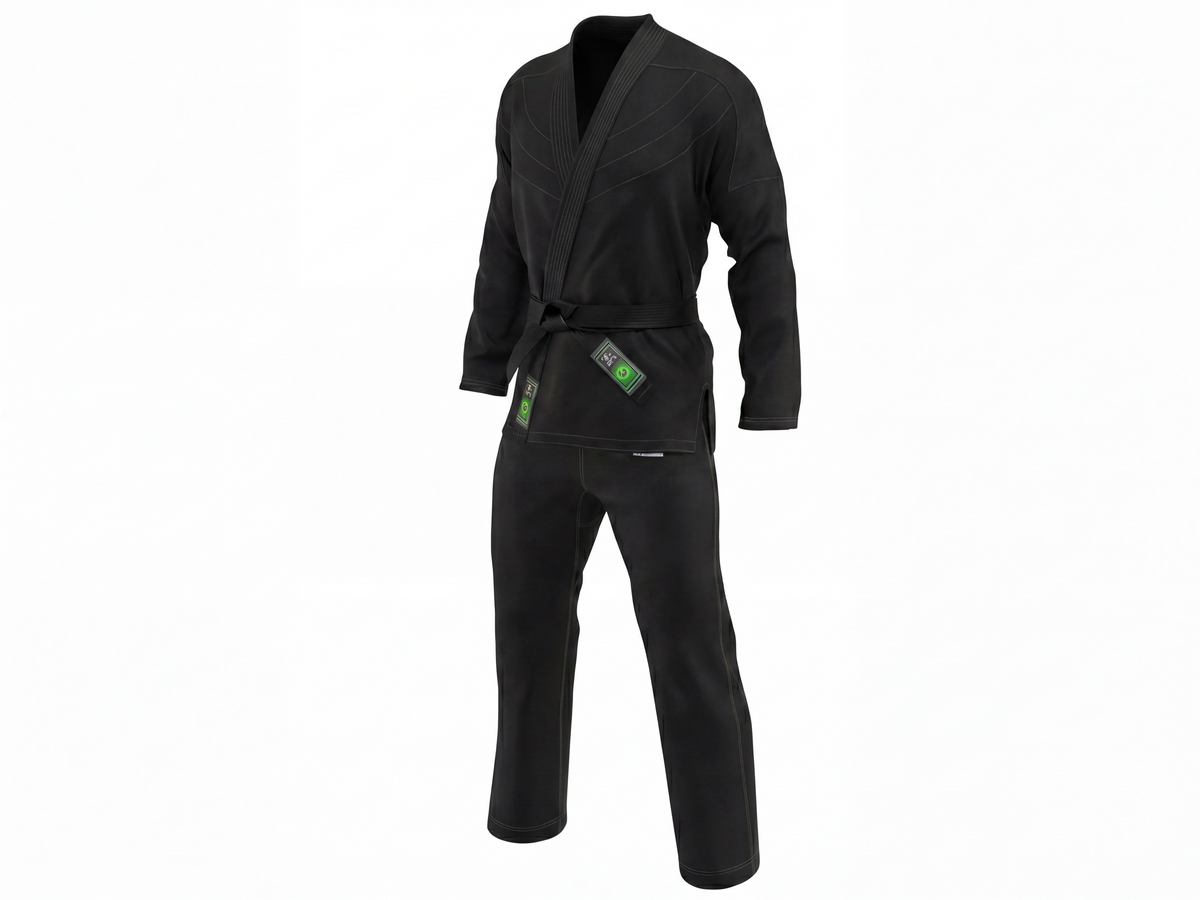 Zett Brazilian Jiu-Jitsu Gi V2 - BJJ Uniform (Black)