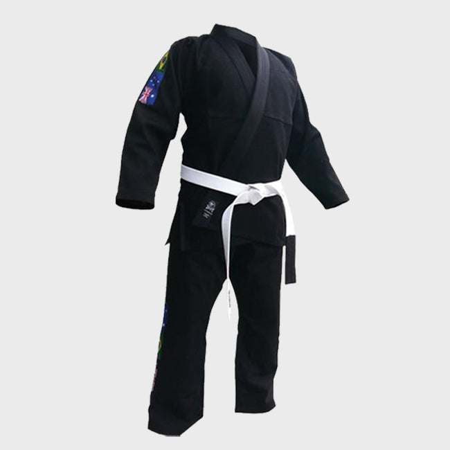 ZETT BRAZILIAN JIU-JITSU GI- BJJ UNIFORM (BLACK)