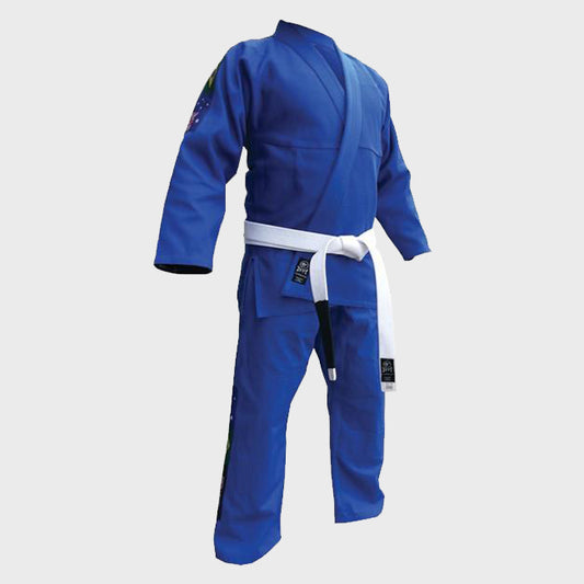 ZETT BRAZILIAN JIU-JITSU GI- BJJ UNIFORM (BLUE)