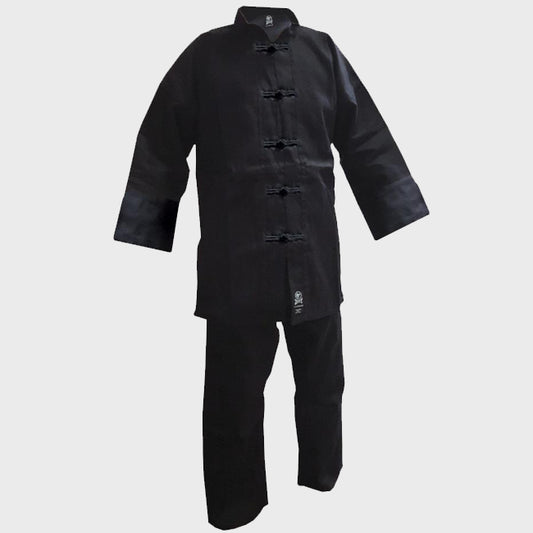ZETT KUNG FU GI - KUNG FU UNIFORM (BLACK)