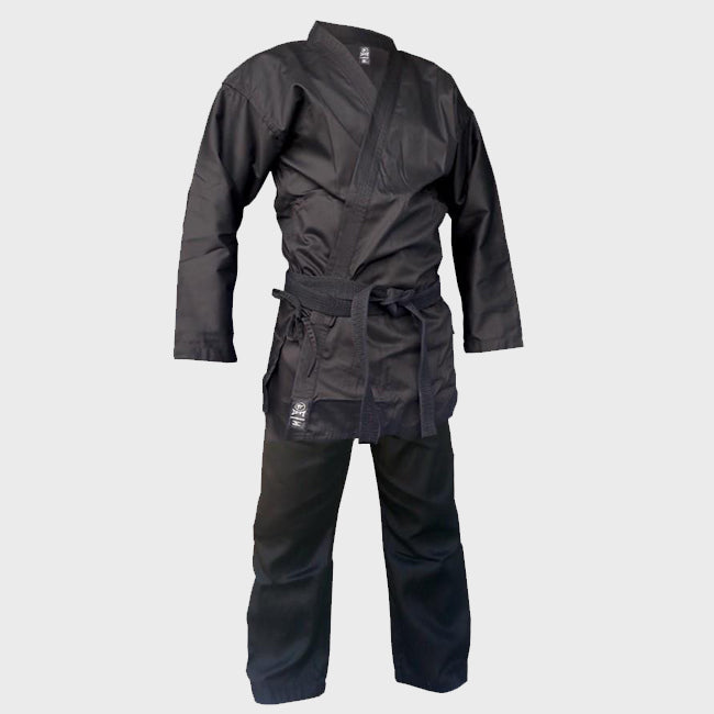 ZETT LIGHT WEIGHT KARATE GI - KARATE UNIFORM (BLACK)