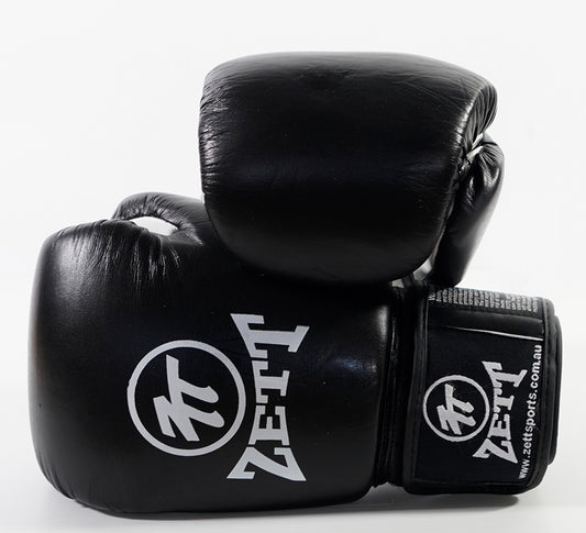 ZETT PRO LEATHER BOXING GLOVES