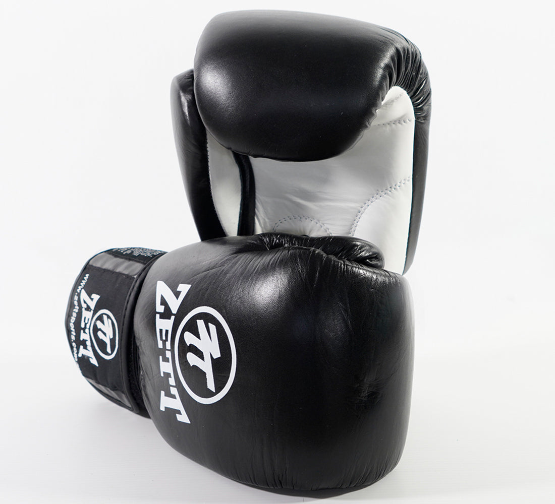 ZETT PRO LEATHER BOXING GLOVES