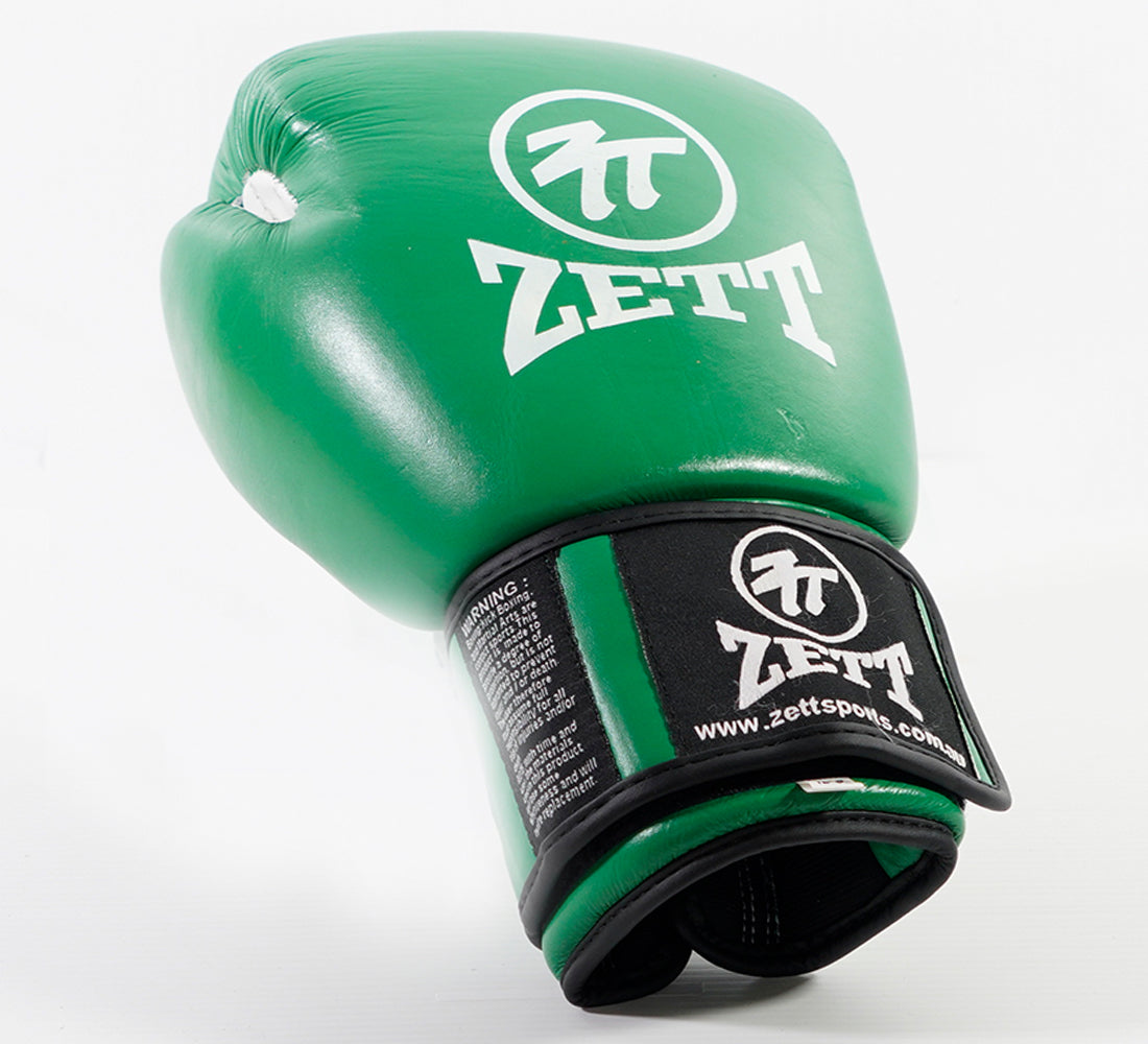 ZETT PRO LEATHER BOXING GLOVES