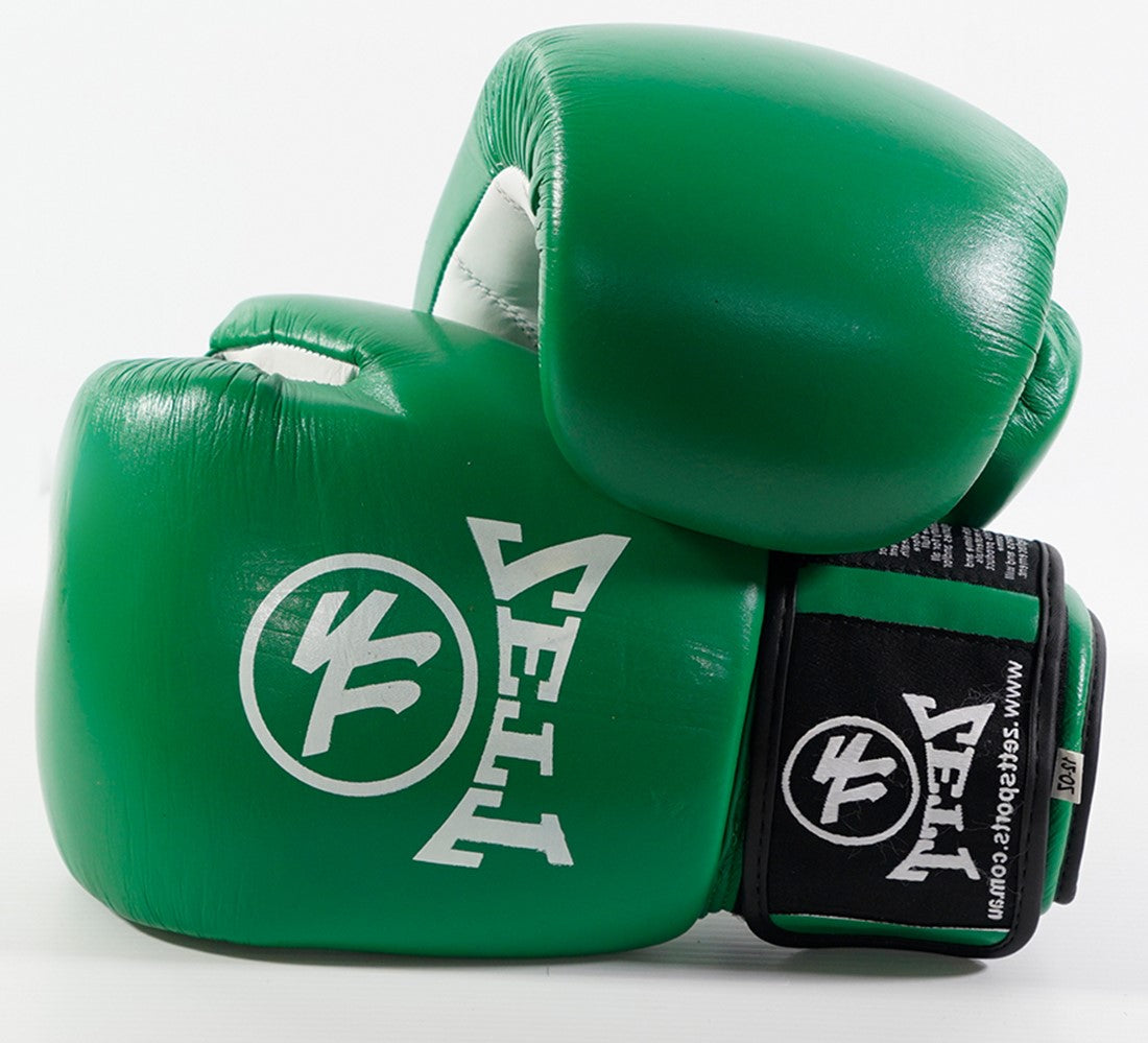 ZETT PRO LEATHER BOXING GLOVES