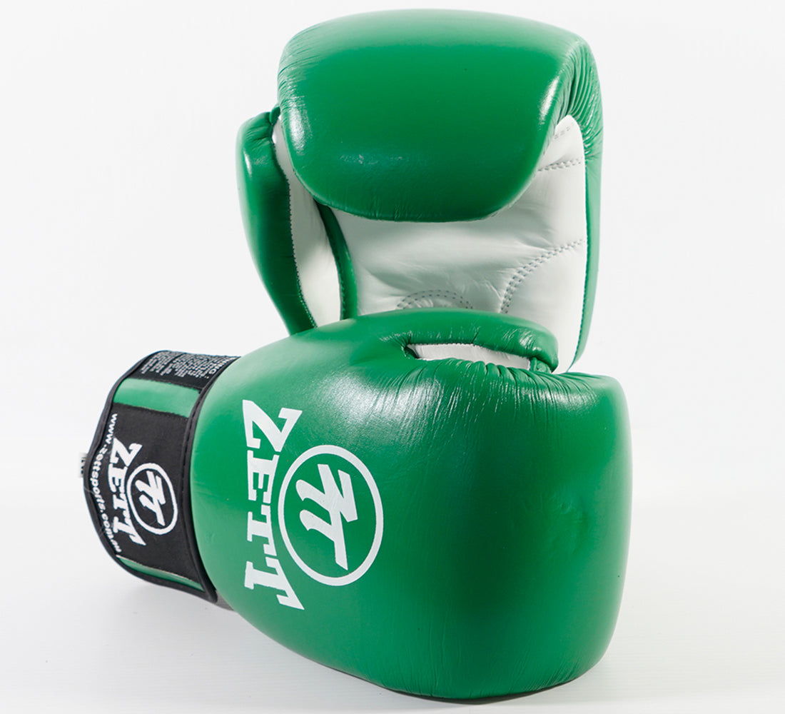 ZETT PRO LEATHER BOXING GLOVES